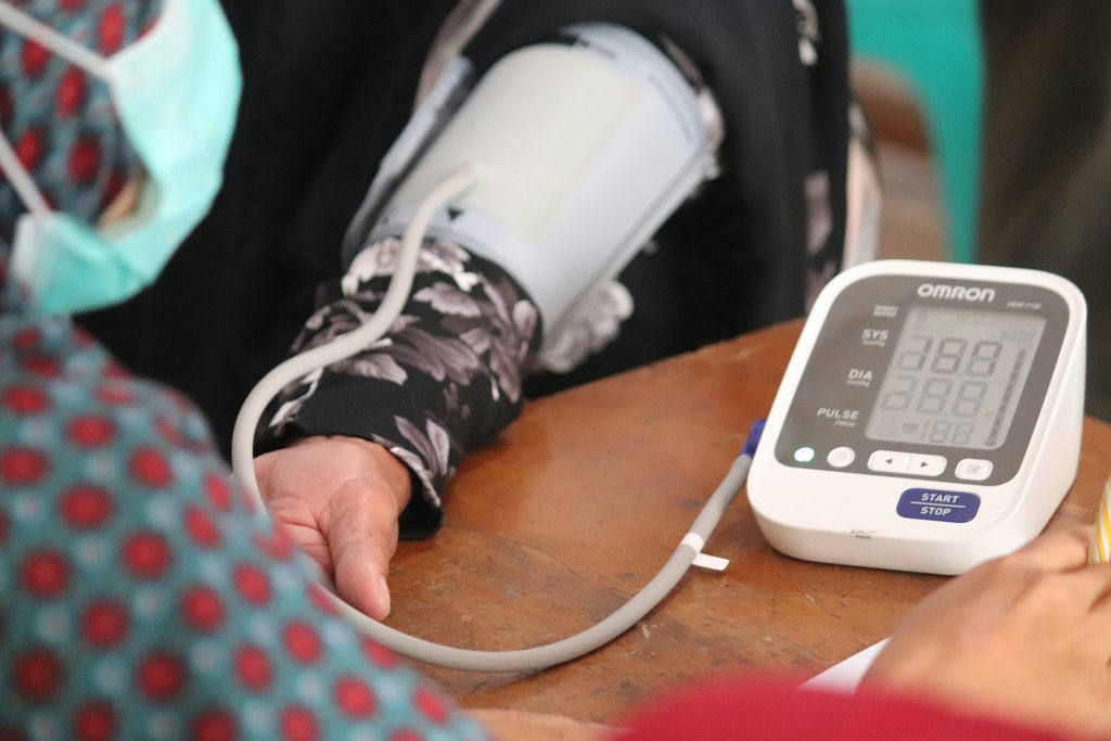 blood pressure check for heart health